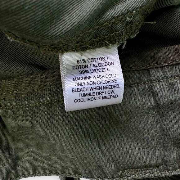 LOFT Olive Green Ankle Cargo Pants - Picture 8 of 9